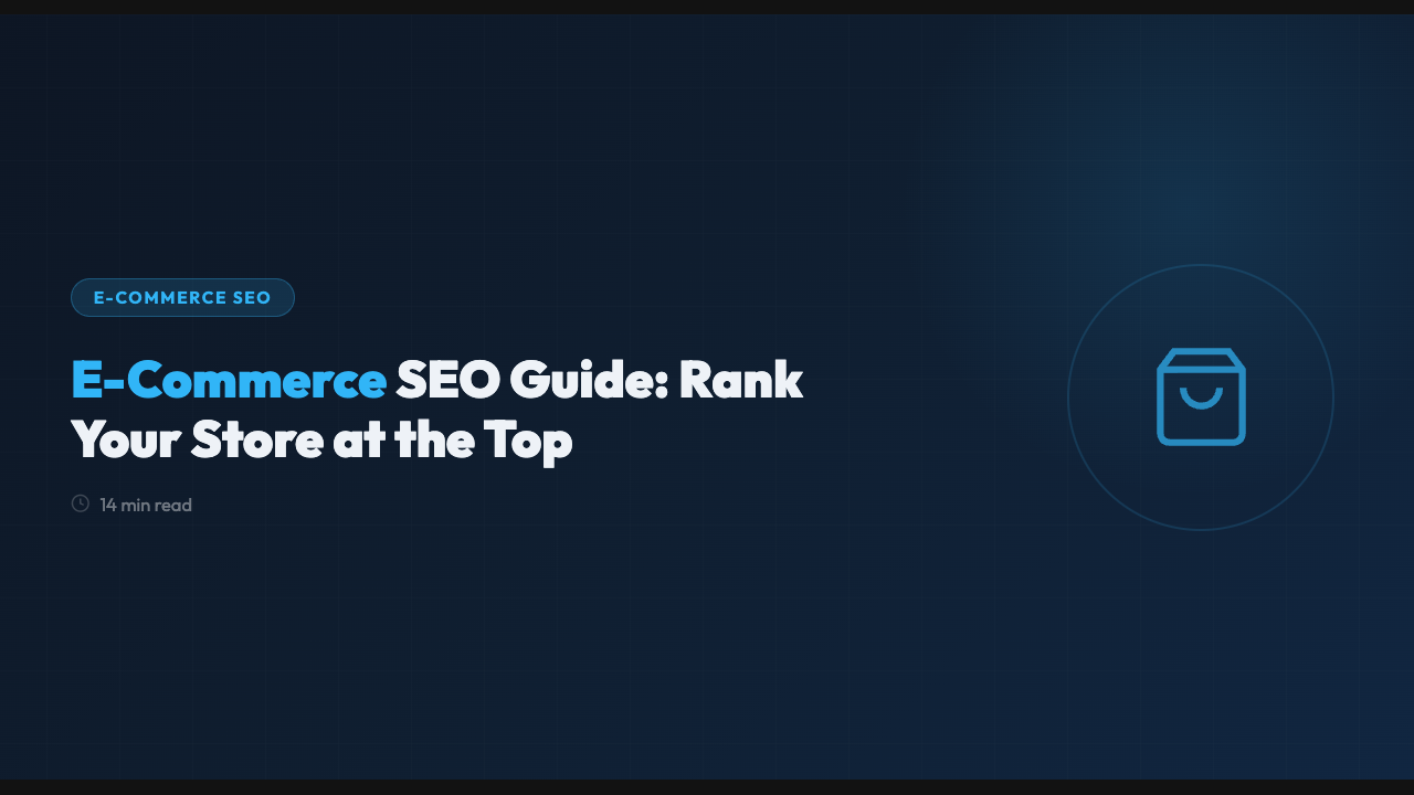 Eコマース SEOガイド：オンラインストアを検索上位へ導く方法
