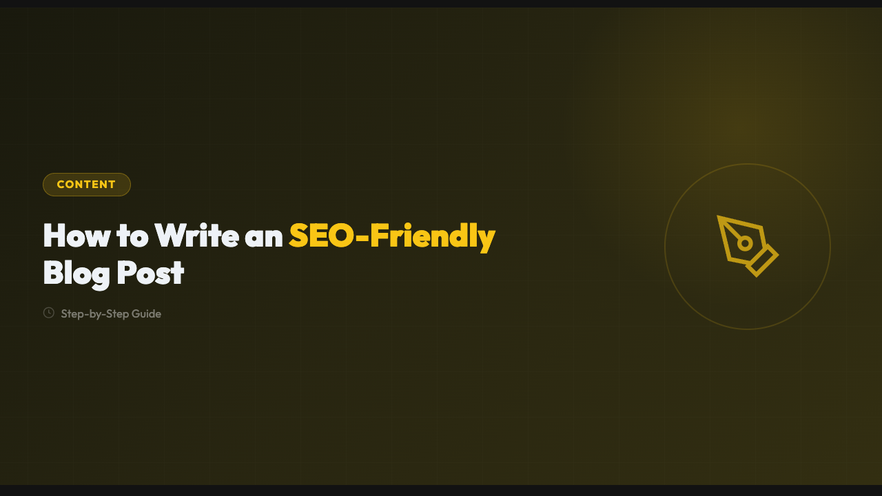 SEOに強いブログ記事の書き方：ステップバイステップガイド