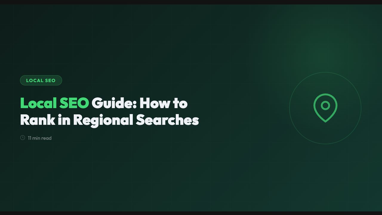 Local SEO Guide: How to Rank in Regional Searches
